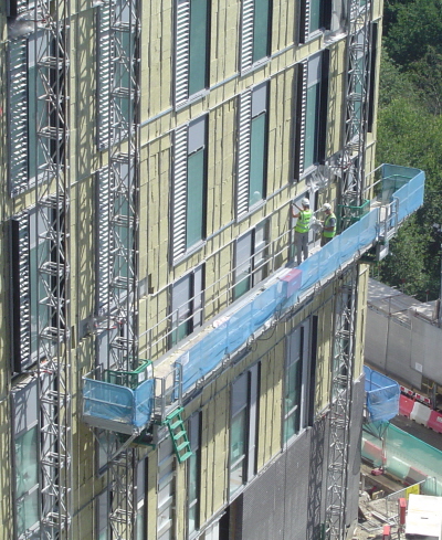 Mast Climbers Supplied to Pembury Hospital Project by London Hoist